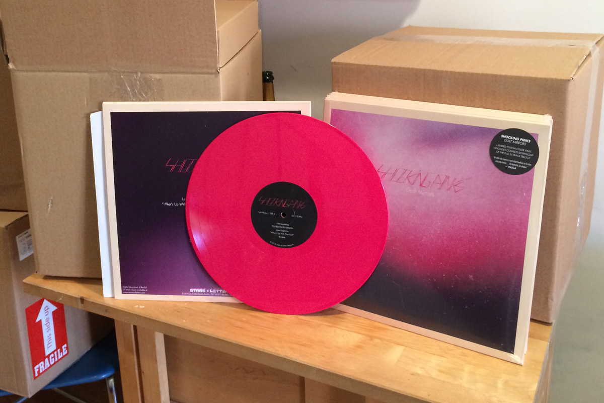 Hot-pink Shocking Pinks vinyl just arrived!