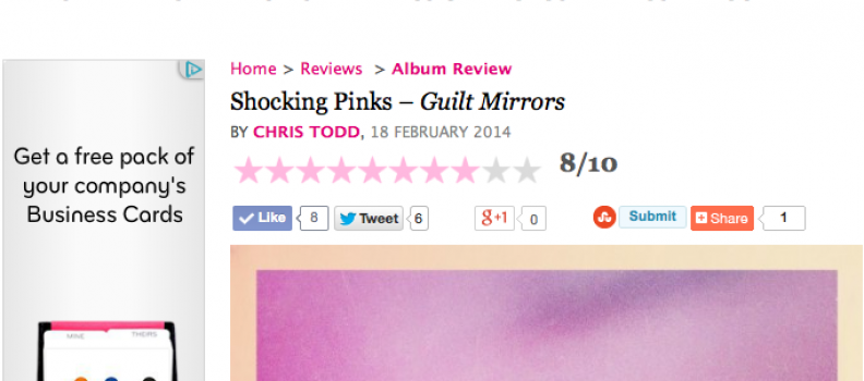 The Line of Best Fit gives “Guilt Mirrors” an 8 out of 10!